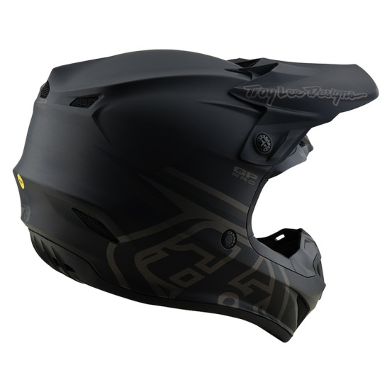 Casque cross Troy Lee Designs GP Pro Mono - Noir