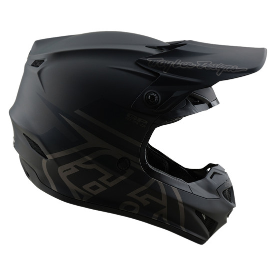 Casque cross Troy Lee Designs GP Pro Mono - Noir