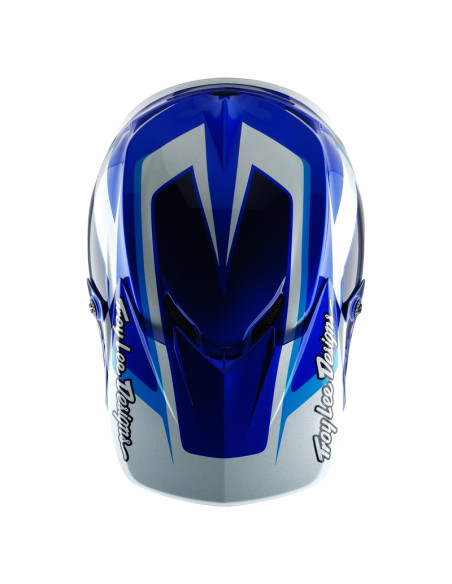 Casque cross Troy Lee Designs GP Shutter - Bleu Blanc