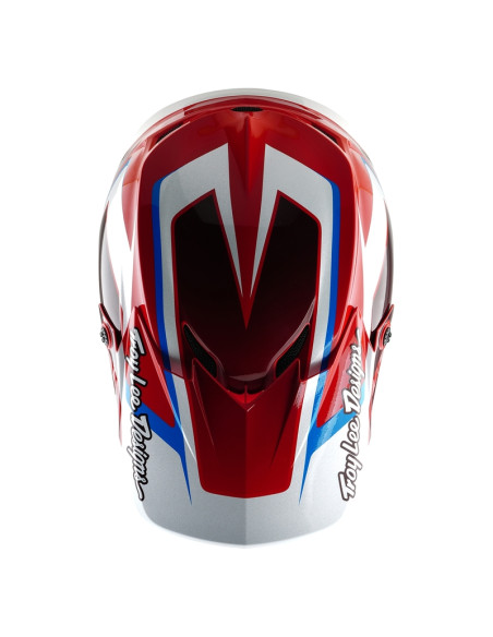 Casque cross Troy Lee Designs GP Shutter - Rouge Blanc