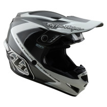 Casque cross Troy Lee Designs GP Shutter - Gris Blanc 2