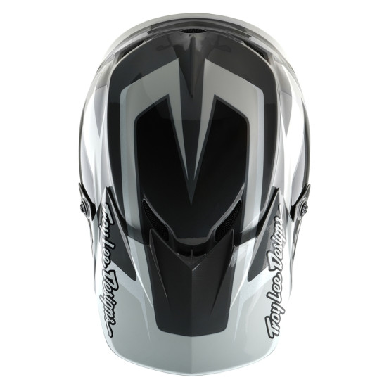Casque cross Troy Lee Designs GP Shutter - Gris Blanc