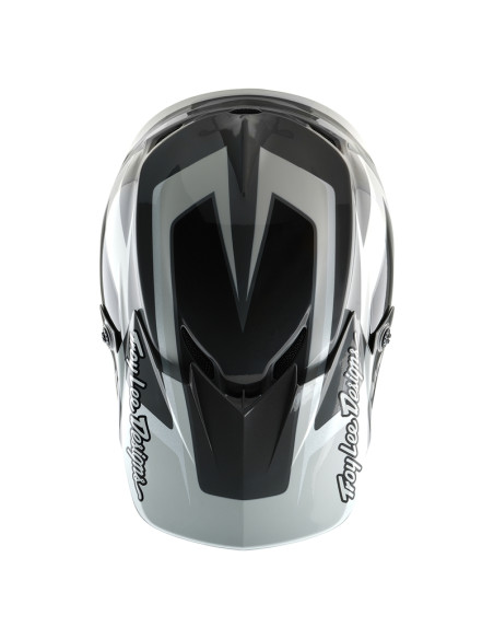 Casque cross Troy Lee Designs GP Shutter - Gris Blanc