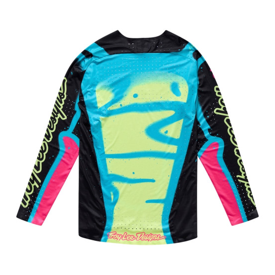 Maillot cross Troy Lee Designs SE Ultra Membrane - Noir Jaune