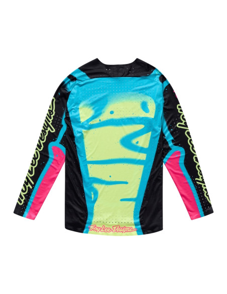Maillot cross Troy Lee Designs SE Ultra Membrane - Noir Jaune