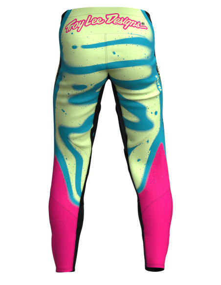 Pantalon cross Troy Lee Designs SE Ultra Membrane - Noir Jaune