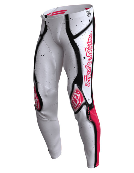 Pantalon cross Troy Lee Designs SE Ultra Membrane - Blanc Infra Rouge