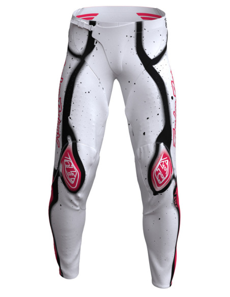 Pantalon cross Troy Lee Designs SE Ultra Membrane - Blanc Infra Rouge