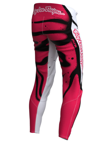 Pantalon cross Troy Lee Designs SE Ultra Membrane - Blanc Infra Rouge