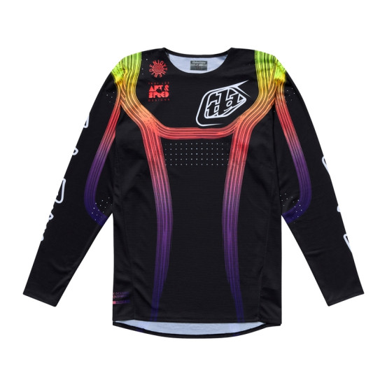 Maillot cross Troy Lee Designs SE Pro Stripes - Noir Multicolore