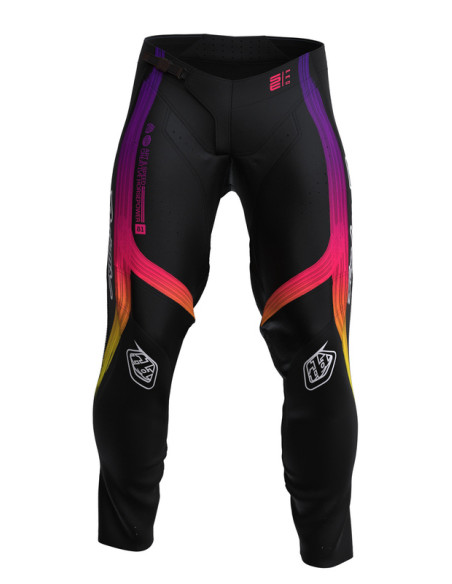 Pantalon cross Troy Lee Designs SE Pro Stripes - Noir Multicolore