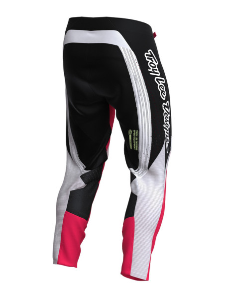 Pantalon cross Troy Lee Designs SE Pro Stripes - Infra Rouge Noir