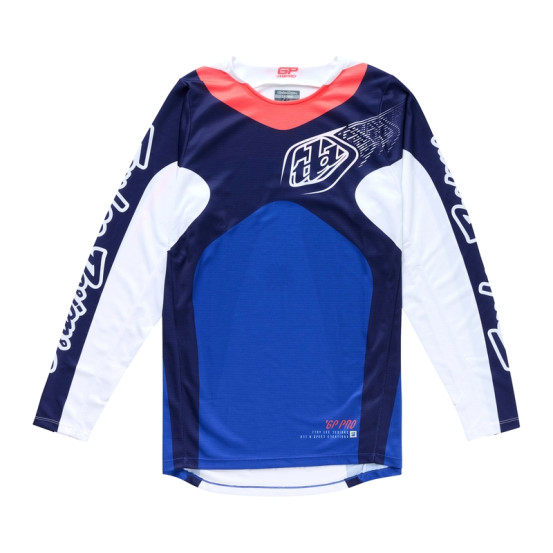 Maillot cross Troy Lee Designs GP Pro Frames - Bleu Blanc