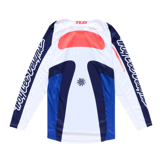 Maillot cross Troy Lee Designs GP Pro Frames - Bleu Blanc