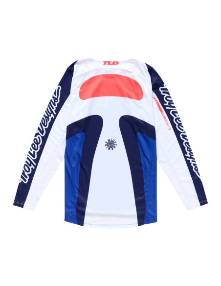 Maillot cross Troy Lee Designs GP Pro Frames - Bleu Blanc