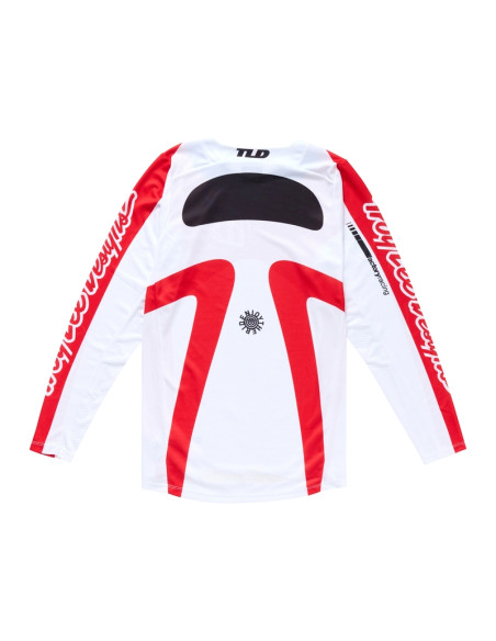 Maillot cross Troy Lee Designs GP Pro Frames - Blanc Rouge