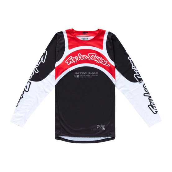 Maillot cross Troy Lee Designs GP Pro Swerve - Noir Rouge