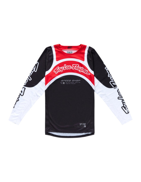 Maillot cross Troy Lee Designs GP Pro Swerve - Noir Rouge