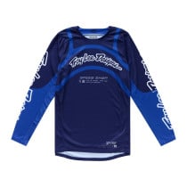 Maillot cross Troy Lee Designs GP Pro Swerve - Bleu Bleu