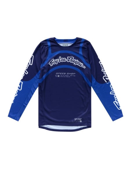 Maillot cross Troy Lee Designs GP Pro Swerve - Bleu Bleu