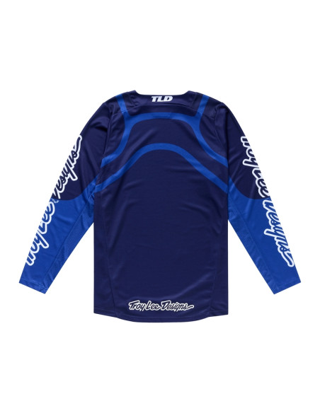 Maillot cross Troy Lee Designs GP Pro Swerve - Bleu Bleu