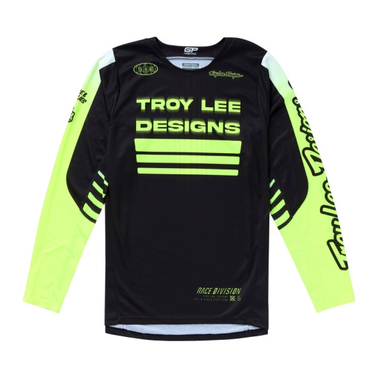 Maillot cross Troy Lee Designs GP Pro Segment - Noir Jaune