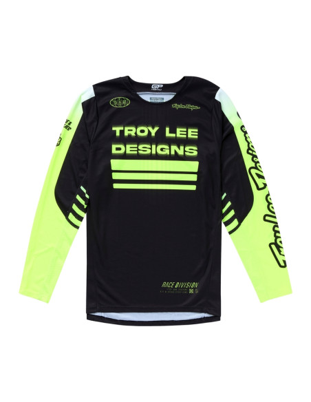 Maillot cross Troy Lee Designs GP Pro Segment - Noir Jaune