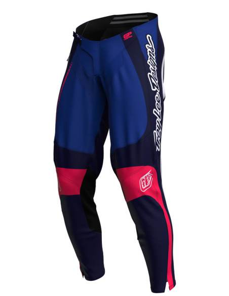 Pantalon cross Troy Lee Designs GP Pro Frames - Bleu Blanc