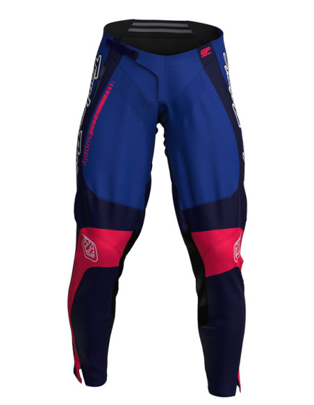 Pantalon cross Troy Lee Designs GP Pro Frames - Bleu Blanc