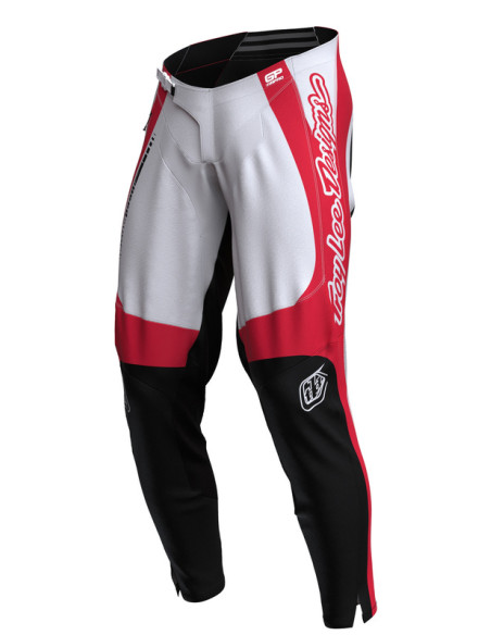 Pantalon cross Troy Lee Designs GP Pro Frames - Blanc Rouge