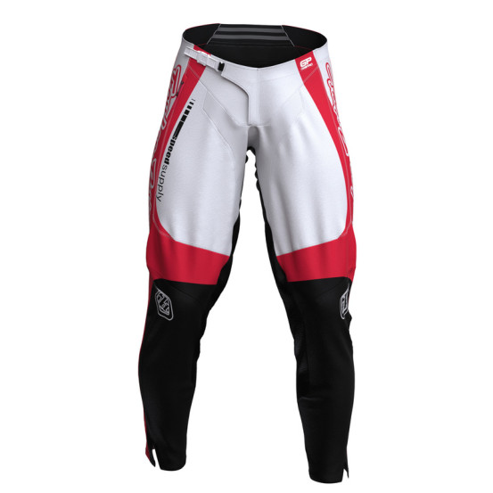 Pantalon cross Troy Lee Designs GP Pro Frames - Blanc Rouge