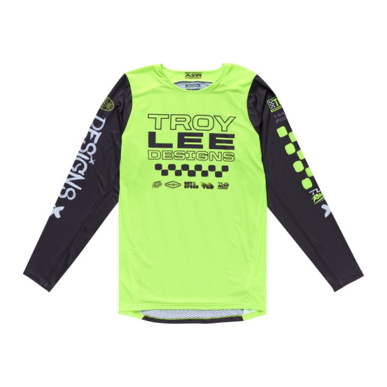 Maillot cross Troy Lee Designs GP Pro Air Standard - Jaune fluo Noir