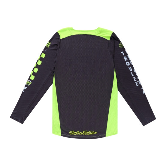 Maillot cross Troy Lee Designs GP Pro Air Standard - Jaune fluo Noir