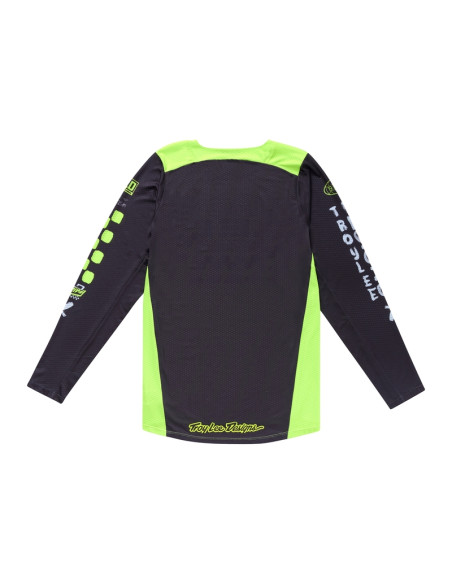 Maillot cross Troy Lee Designs GP Pro Air Standard - Jaune fluo Noir