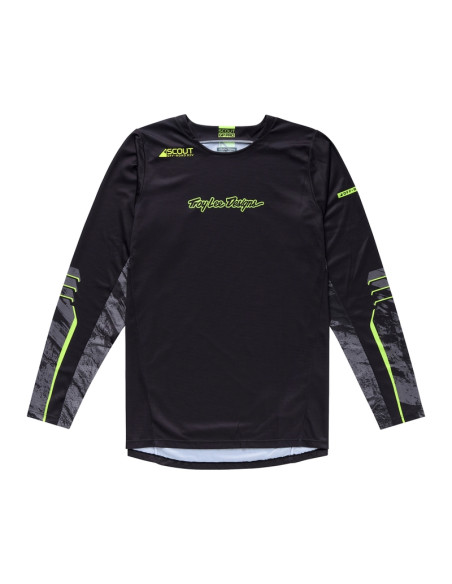 Maillot cross Troy Lee Designs Scout GP Pro Slab - Noir