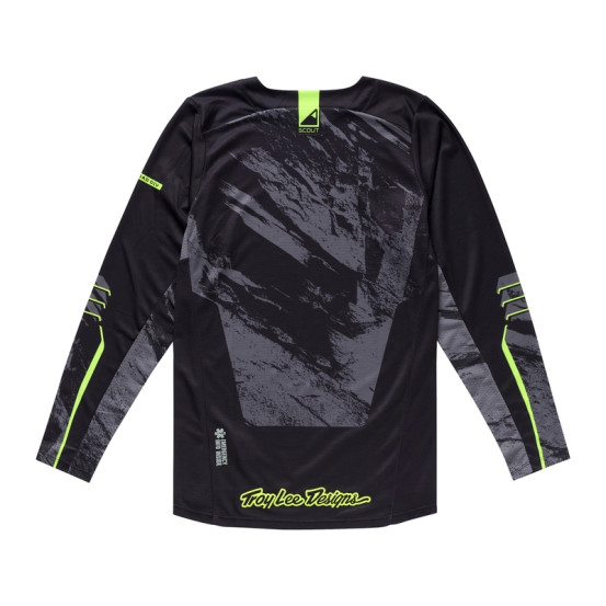Maillot cross Troy Lee Designs Scout GP Pro Slab - Noir