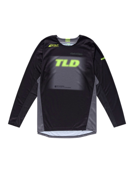 Maillot cross Troy Lee Designs Scout GP Pro Fade Out - Noir