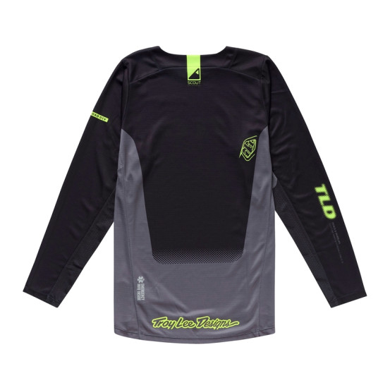 Maillot cross Troy Lee Designs Scout GP Pro Fade Out - Noir