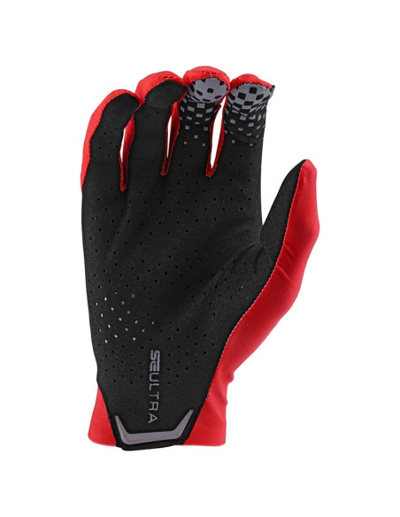Gants cross Troy Lee Designs SE Ultra - Solid Rouge Noir