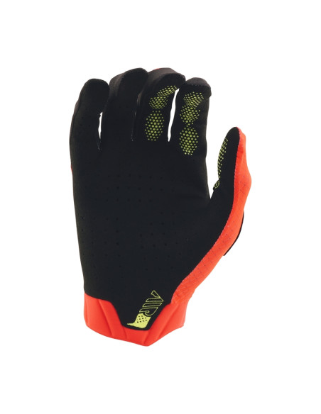 Gants cross Troy Lee Designs Air - Stripes Infra Rouge Noir