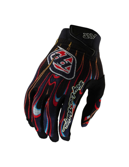 Gants cross Troy Lee Designs Air - Torched Noir Rouge