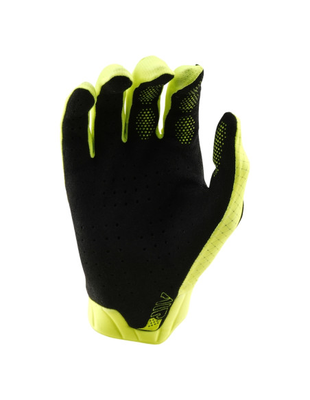 Gants cross Troy Lee Designs Air - Mono Jaune fluo