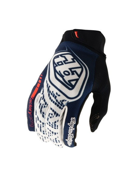 Gants cross Troy Lee Designs GP Pro - Frames Bleu Blanc