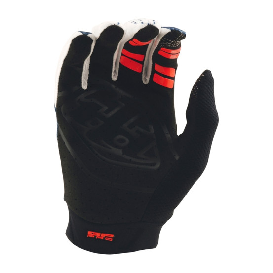 Gants cross Troy Lee Designs GP Pro - Frames Bleu Blanc