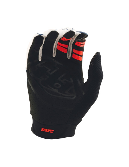 Gants cross Troy Lee Designs GP Pro - Frames Bleu Blanc