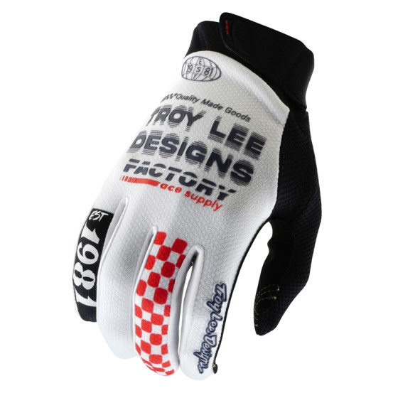 Gants cross Troy Lee Designs GP Pro - Factory Blanc