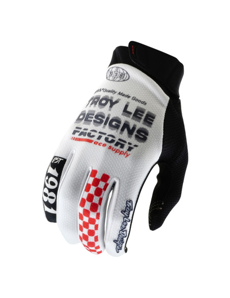 Gants cross Troy Lee Designs GP Pro - Factory Blanc