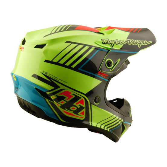Casque cross enfant Troy Lee Designs GP Pro Segment - Jaune