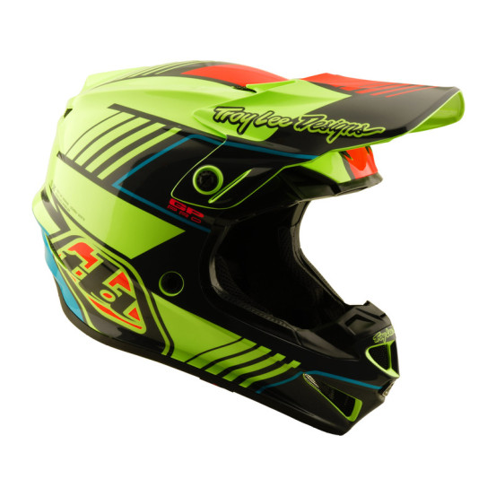 Casque cross enfant Troy Lee Designs GP Pro Segment - Jaune