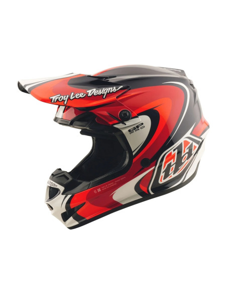 Casque cross enfant Troy Lee Designs GP Pro Crossover - Noir Rouge